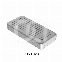 BOÎTE ALUMINIUM PERFORÉE - 21X10X3CM