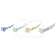 DE TRANSPARENTE INTERDENTALE WEDGE COINS (100)
 : MAAT:ASSORTIMENT, HOOFDKLEUR:TRANSPARANT