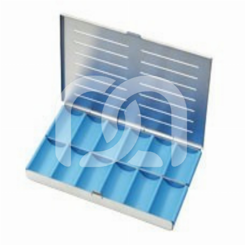CASSETTE MET 24 COMPARTIMENTEN - 21X12CM