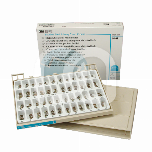 COURONNES EN ACIER INOX. COFFRET LAIT (96)