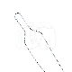 LIGATURES MÉTAL PRÉFORMÉES LONGUES - LE PAQUET DE 1000 LIGATURES : LENGTE:14,50 MM, INCH-DIAMETER:.008