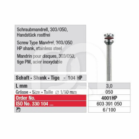 MANDREL VOOR CILINDERS N°4001 (6)