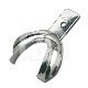 PORTE-EMPREINTES POUR ÉDENTÉS TOTAUX EN INOX - LE PORTE-EMPREINTE : TAILLE:T-1, ARCADE:MANDIBULAIRE