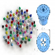 SILICONEN PLUGS (8) : HOOFDKLEUR:BLAUW