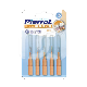 INTERDENTAIRE PIERROT BORSTELTJES - DOOS VAN 5 STUKS : DIAMETER:1,20 MM, MAAT:NIET GESPECIFICEERD, HOOFDKLEUR:ORANJE