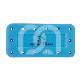 BUR BLOCK - 14 HOLES : HOOFDKLEUR:NEON BLAUW, SNUIFJE:FG/CA/PM