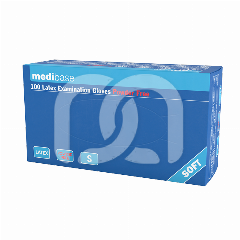 POEDERVRIJE LATEX HANDSCHOENEN - SOFT (100)