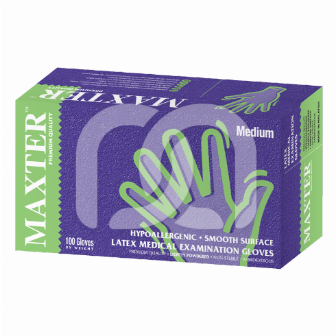 GANTS LATEX POUDRÉS (100)