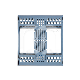 GRANDE CASSETTE E-Z JETT : LENGTE:20,20 CM, HOOFDKLEUR:BLAUW, LENGTE:17,90 CM, MATERIALEN:SILICONE, HOOGTE:3 CM, AANTAL INSTRUMENTEN:10
