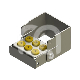 PLUG IN - 6 PERFORATIES (1) : HOOFDKLEUR:GEEL, SNUIFJE:FG/CA