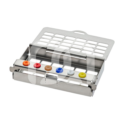 ORTHO-STRIP TRAY - ROESTVRIJSTALEN PLATEAU

