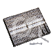 MOULES TRANSPARENTS - LE LOT DE 5 BARRETTES DE 4 MOULES SOIT 20 MOULES : Nr.:N°14A, TANDTYPE:PRÉMOLAIRES SUP. RECHTS