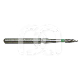 DIAMONDBOREN E42 (25) : ISO:ISO 010, LENGTE KOP:4 MM, TOTALE LENGTE:23 MM, KORREL DIAMANTBOREN:DUN