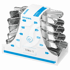 NIET GEBOORDE INOX AFDRUKLEPELS (10) NIET GEBOORDE INOX AFDRUKLEPELS (10)