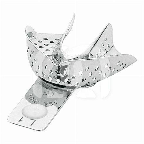 GEPERFOREERD INOX AFDRUKLEPEL - CODICOLOR