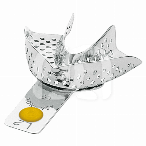 GEPERFOREERD INOX AFDRUKLEPEL - CODICOLOR