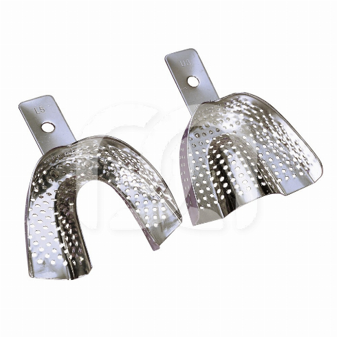 GEPERFOREERDE AFDRUKLEPELS VAN ROESTVRIJ STAAL - DE AFDRUKLEPEL