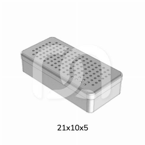 GEPERFOREERDE ALUMINIUMDOOS - 21X10X5CM