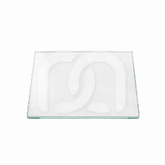PLAQUE À MÉLANGER EN VERRE 70 X 70 X 5 MM
