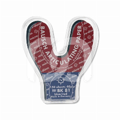 ARTICULATIEPAPIER - BK81 - BLAUW/ROOD