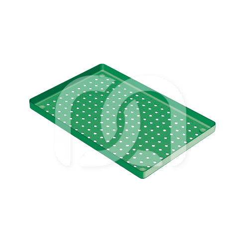 GEPERFOREERD ALUMINIUMTRAY (28X18) GEPERFOREERD ALUMINIUMTRAY (28X18)