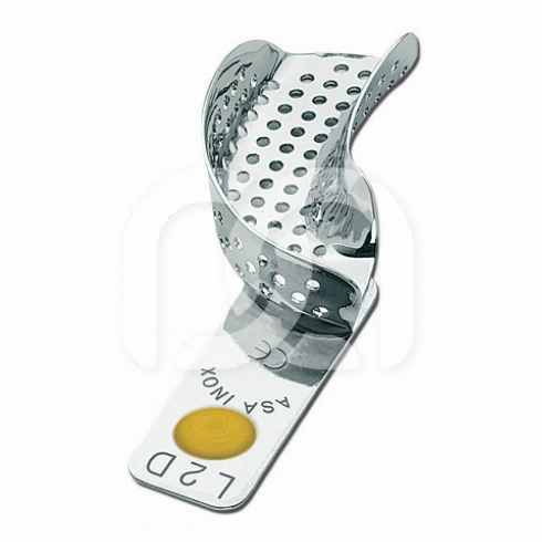 PORTE-EMPREINTES PERFORÉS PARTIELS - INOX - CODICOLOR 