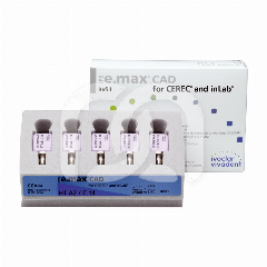 IPS E.MAX CAD - LE LOT DE 5 BLOCS POUR LES INLAYS C14 HT IPS E.MAX CAD - LE LOT DE 5 BLOCS POUR LES INLAYS C14 HT