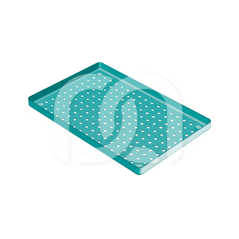 PLATEAU ALUMINIUM PERFORÉ (28X18)