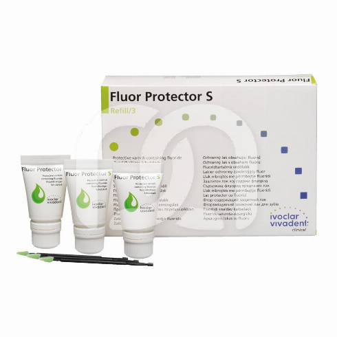 FLUOR PROTECTOR S - LA BOÎTE DE 3 TUBES DE 7G + ACCESSOIRES