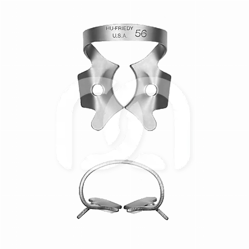 SATIN STEEL RUBBERDAMKLEMMEN