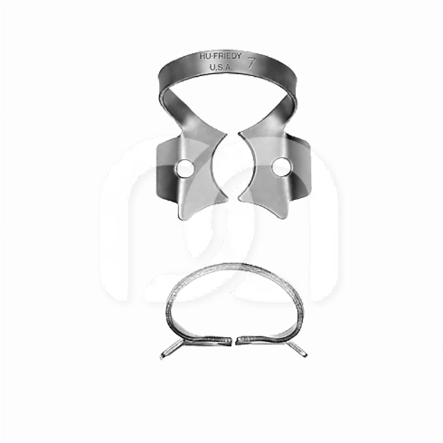 SATIN STEEL RUBBERDAMKLEMMEN