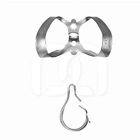 CRAMPON EN ACIER SATINE