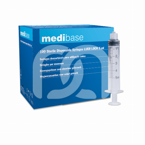Seringues Stériles 5 ml pour Irrigation Endocanalaire (100)