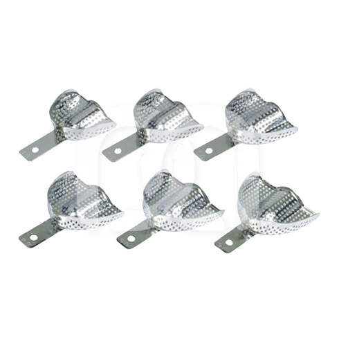 ASSORTIMENT GEPERFOREERDE AFDRUKLEPELS INOX (12)