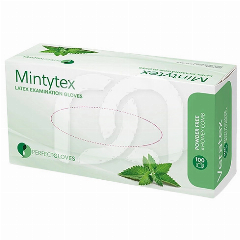 GANTS MINTYTEX LATEX SANS POUDRE (100) GANTS MINTYTEX LATEX SANS POUDRE (100)