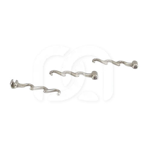 RECHTE KRIMPHAAK SPIRAALHAAK (8,7 MM) (10)