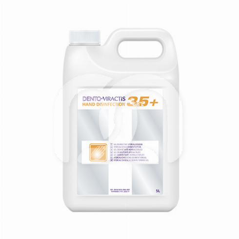 DENTO-VIRACTIS 35+ GEL HYDRO-ALCOOLIQUE - BIDON DE 5 LITRES SANS POMPE
 DENTO-VIRACTIS 35+ GEL HYDRO-ALCOOLIQUE - BIDON DE 5 LITRES SANS POMPE