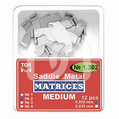 SADDLE METAL MATRICES