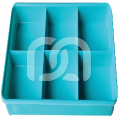 PLATEAU MÉLAMINE AVEC 6 DIVISIONS CARRÉES (20X10CM)