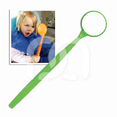 MEGA SPIEGEL - NEON GROEN