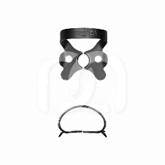 SATIN STEEL RUBBERDAMKLEMMEN BLACK
