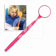 MEGA MIROIR - NEON ROSE