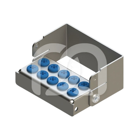 PLUG IN  BORENHOUDER MET 10 PERFORATIES
