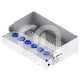 PLUG IN - 6 PERFORATIONS - HAUT (1) : COULEUR PRINCIPALE:BLEU, ACCROCHE:FG/CA