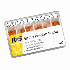 POINTES DE GUTTA PERCHA - CONVENTIONNELLES (100)