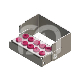 PLUG IN  BORENHOUDER MET 10 PERFORATIES
 : HOOFDKLEUR:ROZE, SNUIFJE:FG/CA