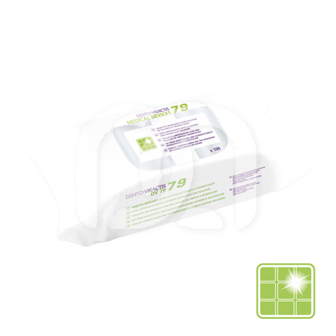 LINGETTES DÉSINFECTANTES DENTO-VIRACTIS 79 (100)