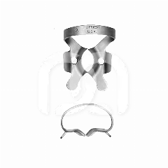 SATIN STEEL RUBBERDAMKLEMMEN