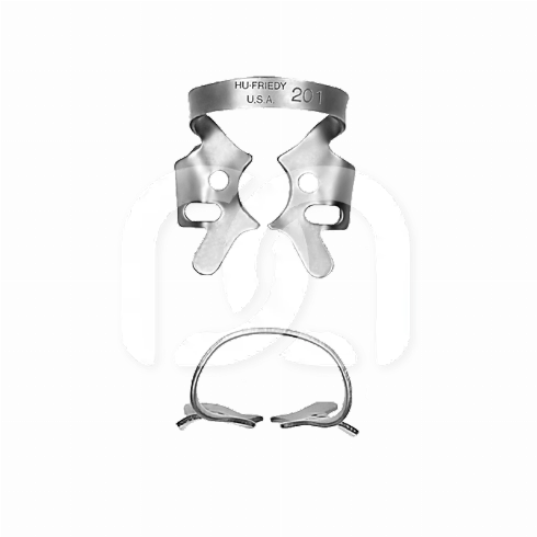 SATIN STEEL RUBBERDAMKLEMMEN