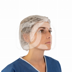 HAARNETJES CLIP PP SAFEWEAR WIT (200)